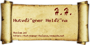 Hutvágner Heléna névjegykártya